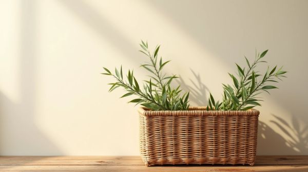 Comment choisir des paniers osier rectangulaires pour un rangement élégant