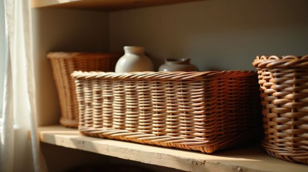 Comment choisir des paniers osier rectangulaires pour un rangement élégant