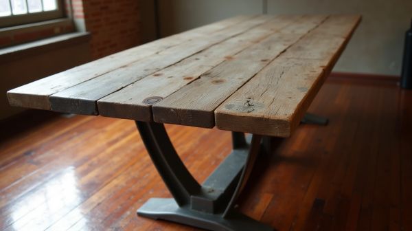 Optez pour une table basse vintage industrielle unique